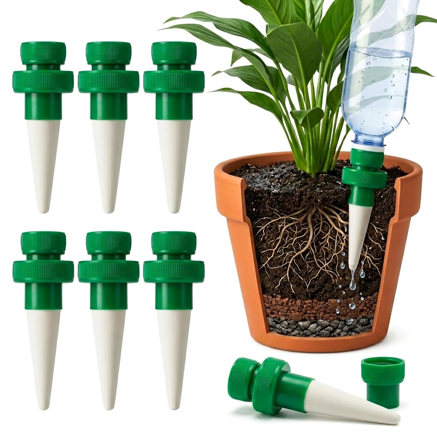 Automatic Plant Waterer - Piques d'arrosage en terre cuite pour